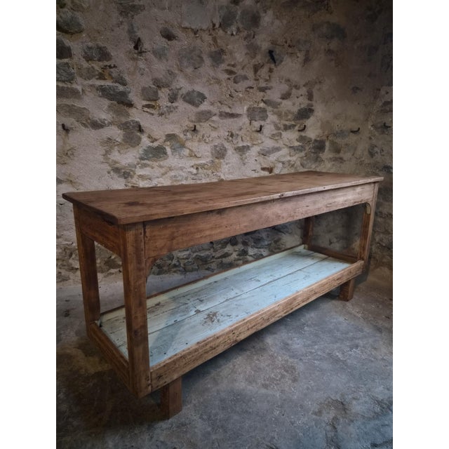 Antique French Draper's Table, 1920s For Sale - Image 6 of 18