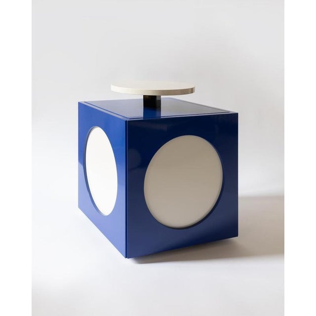 Toy Boy Side Table in Glossy Lacquered MDF by Softhouse For Sale - Image 12 of 14