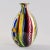 Vintage Multi Color Signed Fabiano Zanchi Murano Glass Vase For Sale - Image 4 of 10