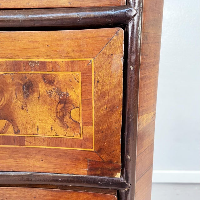 Italian Baroque Wood and Metal Chests of Drawers, 1730s For Sale - Image 15 of 18