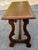 Vintage Spanish Revival Console Trestle Table For Sale - Image 4 of 10