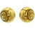 Neoclassical 1990s Vahe Naltchayan 18k Yellow Gold Sun & Moon Clip-on Earrings, R-1994, Diamond Accent, A Pair For Sale - Image 3 of 15