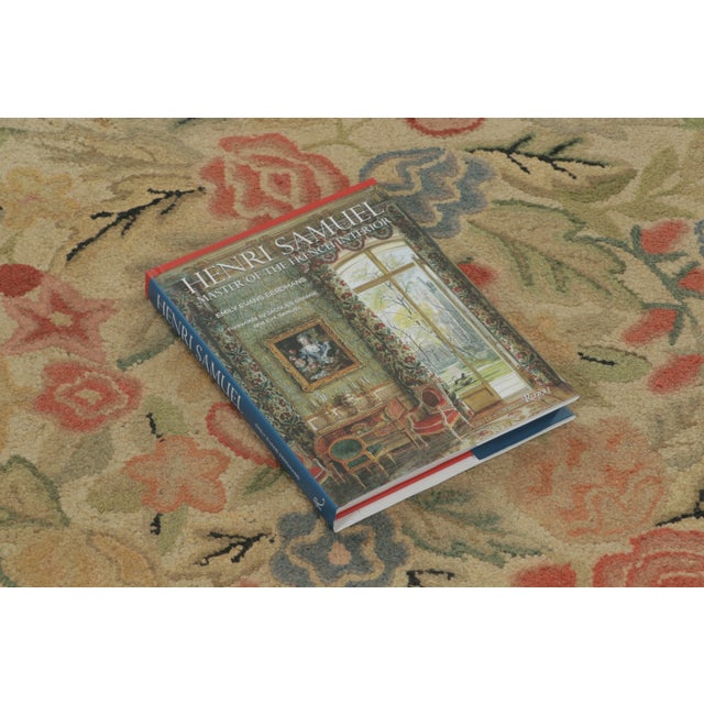 Antique Hooked Rug With Oval Floral Medallion & Botanical Border - Rug & Kilim For Sale - Image 9 of 9