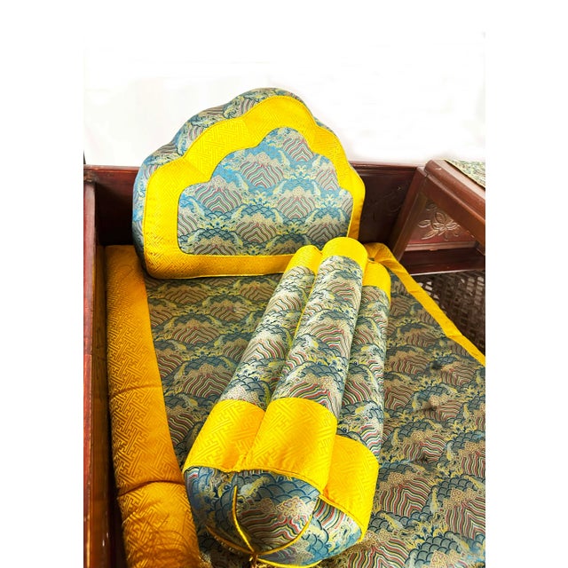 Burnt Umber Late 19th Century Chinese Imperial Luohan Bed For Sale - Image 8 of 14