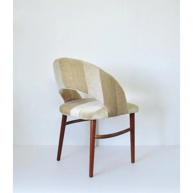 1950s Vanity Chair by Frode Holm for Illums Bolighus, Denmark, 1950s For Sale - Image 5 of 16