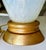 1950s Large Murano Opalescent Blue Gold Inclusions Table Lamps - a Pair For Sale - Image 16 of 18