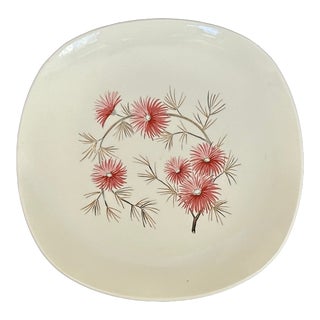 Mid Century Edwin Knowles China Serving Platter For Sale