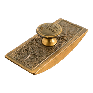 Tiffany Studios New York Bookmark Pattern Bronze Doré Rocker Blotter