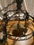 European French Country Iron Chandelier with Brass Animals, Early to Mid 20th