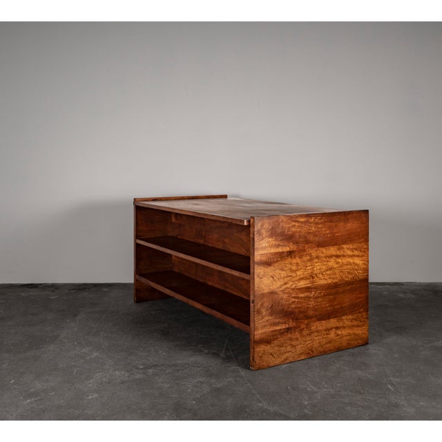 Art Deco Desk in Walnut by Bruno Paul for Veb Deutsche Werkstätten Hellerau, 1930s For Sale - Image 13 of 18