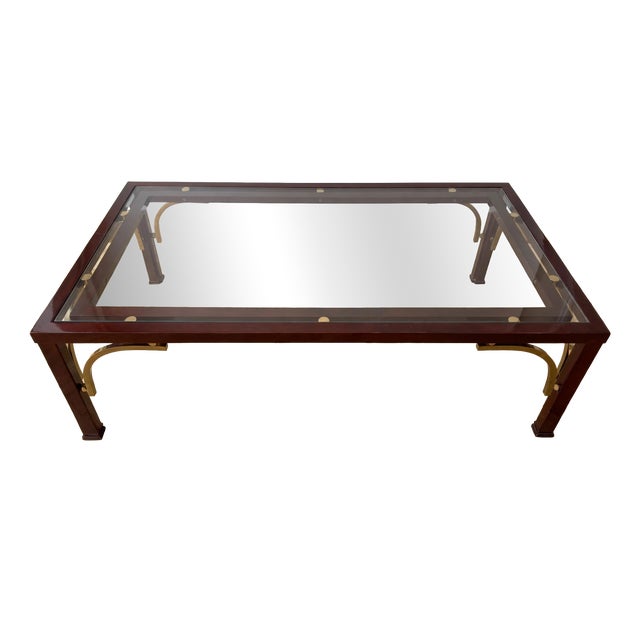 French Coffee Table attributed to Jansen, 1960s For Sale