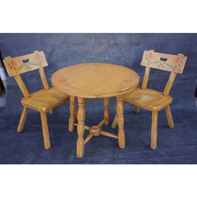 Wood 1930s Original Monterey Cafe Set For Sale - Image 7 of 9