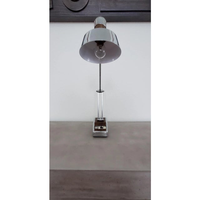 1950s Mid-Century Modern Transformer Powered Desk Lamp For Sale - Image 4 of 5