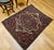 19th Century 19th Century Persian Farahan Sarouk Rug, Hand-Knotted Wool, Floral Medallion Pattern, Ivory & Red, 4x5 For Sale - Image 5 of 15