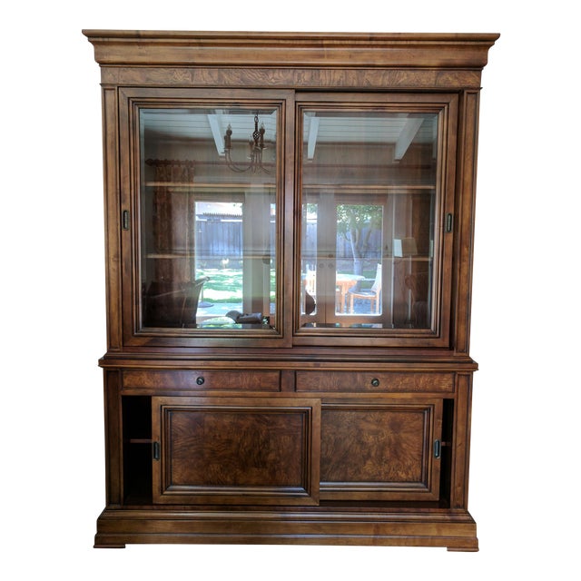 Ethan Allen Townhouse Collection China Cabinet | Chairish