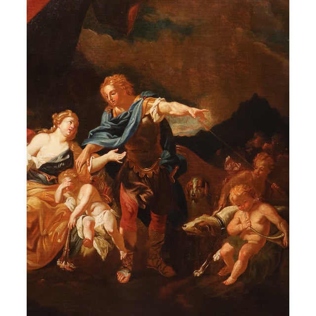 Mid 18th Century Corrado Giaquinto, Venus and Adonis, 1750, Oil on Canvas, Framed For Sale - Image 5 of 14