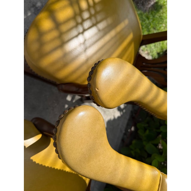 Mid Century Williamsburg Style Smoking Armchairs by Rway, Set of Seven For Sale - Image 12 of 12