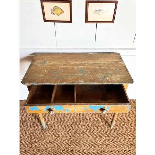 Victorian Faux Bamboo Side Table For Sale - Image 5 of 8