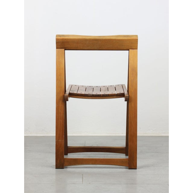 Brown Vintage Trieste Folding Chair by Aldo Jacober, 1960s For Sale - Image 8 of 18