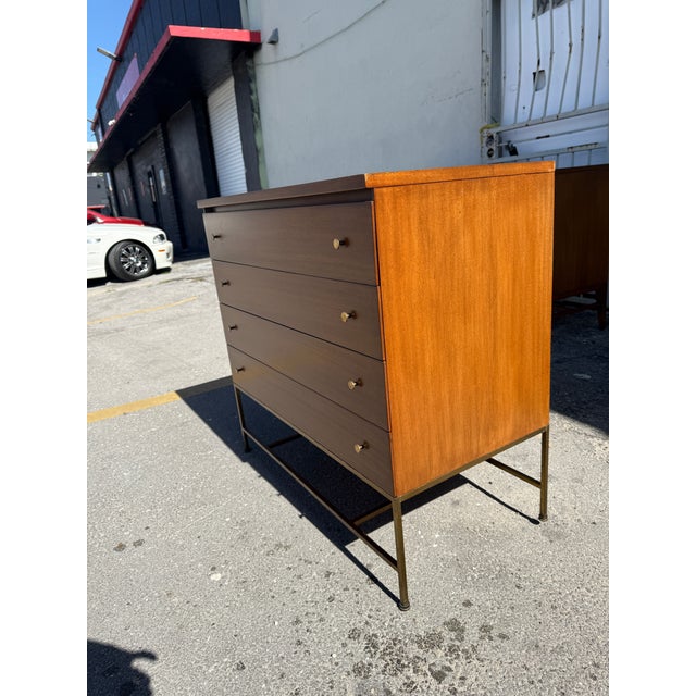 Wood 1950s Calvin Furniture Irwin Collection Paul McCobb 4 Drawer Chest For Sale - Image 7 of 13