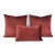 This pillow features a stunning velvet in a rich burgundy color. The velvet is soft to the touch and durable. Bring this...