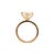 18k Yellow Gold 4.82ctw Round Brilliant Lab Grown Diamond Engagement Ring, Size 6 For Sale In Houston - Image 6 of 8