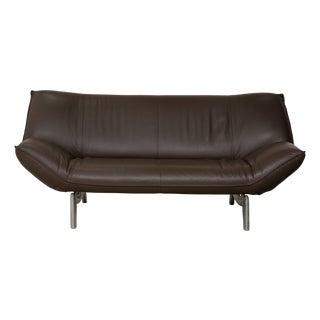 Tango 2-Seater Sofa in Brown Leather from Leolux For Sale