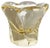 Large Crystal Glass Centerpiece Shell Bowl from Daum Nancy, France, 1970s For Sale