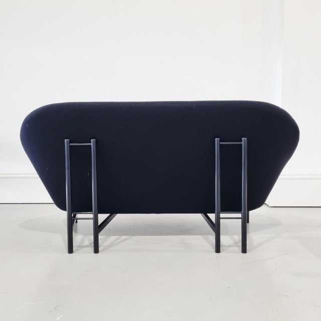 Black Model C815-2 2-Seater Sofa by Theo Ruth for Artifort, Netherlands, 1970s For Sale - Image 8 of 10