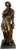 20th-Century French Bronze Beethoven Sculpture on Marble Base For Sale
