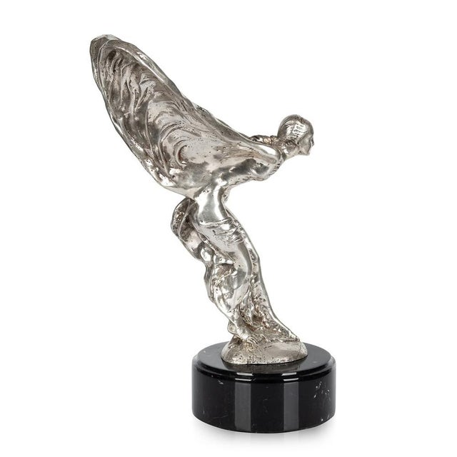 20th Century Rolls Royce Spirit of Ecstasy Statue For Sale - Image 5 of 18