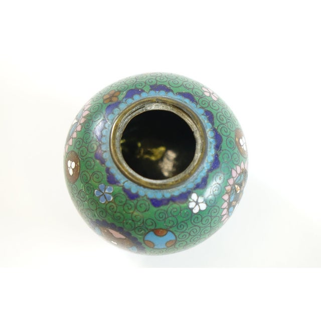 Early 20th Century Chinese Cloisonne Vase For Sale - Image 6 of 7