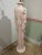 1980 Lily Floral Sculpture Plaster Pink Floor Lamp For Sale In New York - Image 6 of 10