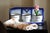 A hard-to-find enamelware laundry or kitchen scullery rack from Germany. Each pail specifically designated for a different...