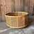 Round Cane and Bamboo Plant Holder on Wheels For Sale - Image 6 of 6