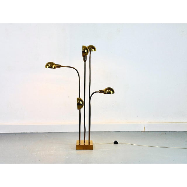 Hydra Floor Lamp by Pierre Folie for Jacques Charpentier, France, 1970s For Sale - Image 4 of 18