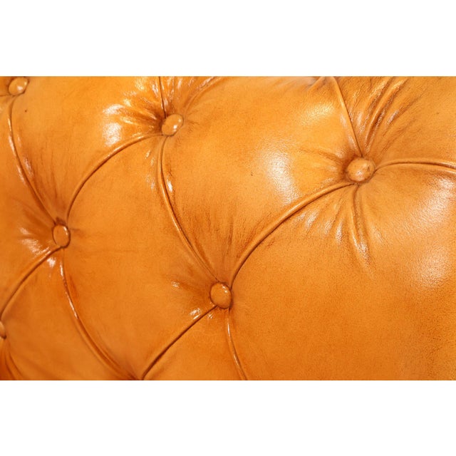 English Traditional Style Leather 'Cheyenne' Chesterfield Sofa For Sale - Image 11 of 18