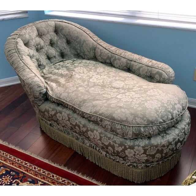 Antique méridienne chaise. This beautiful chaise longue is a snug and comfortable place to read and relax. It has a high...