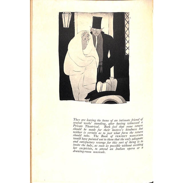 Traditional "Perfect Behavior a Guide for Ladies and Gentlemen in All Social Crises" 1922 Stewart, Donald Ogden For Sale - Image 3 of 5