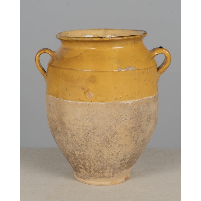 Early 20th Century French Terracotta Vase or Pot À Confit 13.5"h For Sale - Image 5 of 12