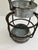 Description Antique galvanized metal lantern carrier designed to hold and protect a glass kerosene or oil lantern. The...