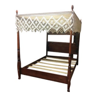 Queen Canopy Bed, Poster Bed, Statton Furniture Bedframe For Sale