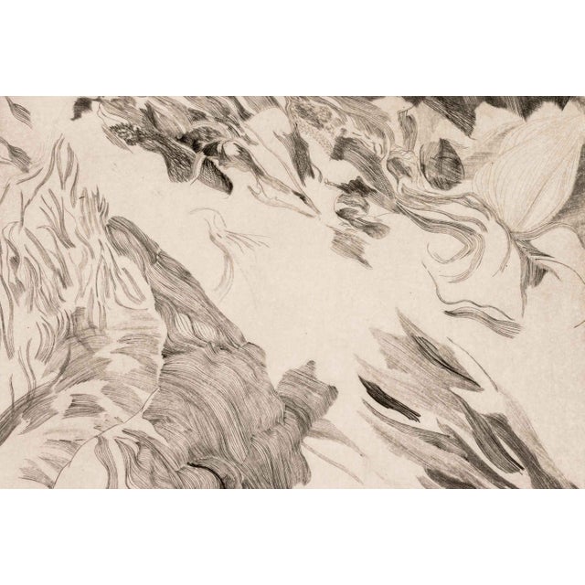 Abstract Howard Norton Cook Floral Abstraction Etching For Sale - Image 3 of 8