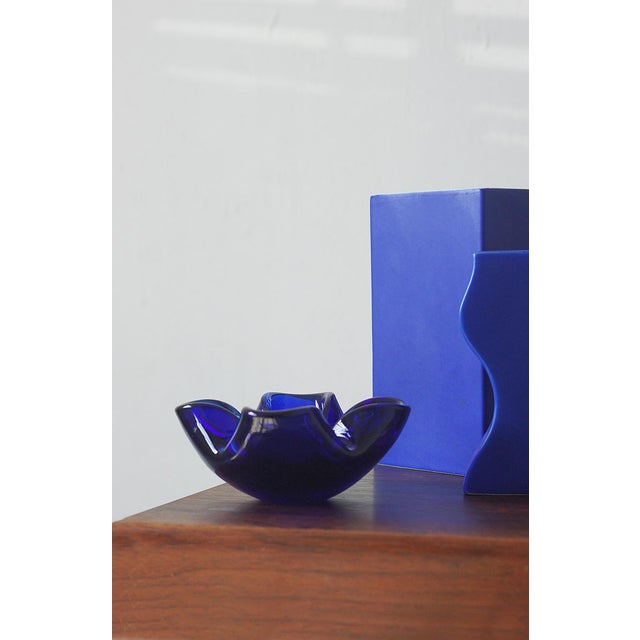 Vintage Italian Glass Ashtray, 1970s For Sale - Image 4 of 6