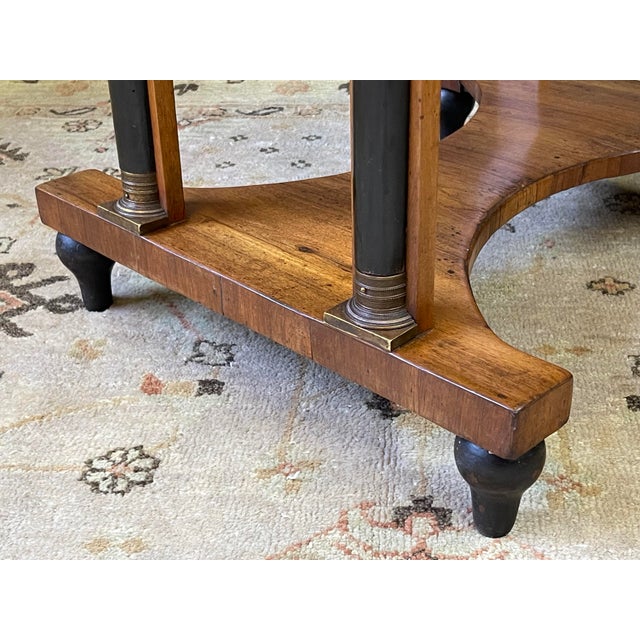 Brown Italian Neoclassical Writing Table, 19th Century For Sale - Image 8 of 13