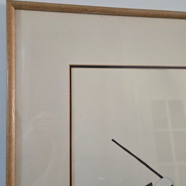 Alabaster Vintage Charlotte Reine "Accord Perdu" Framed Artist Proof Number VI Signed and Numbered *Flaw* For Sale - Image 8 of 18