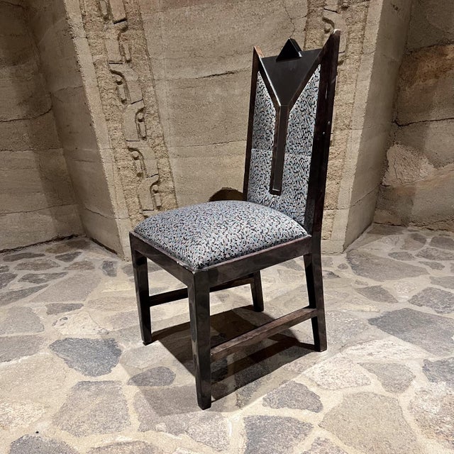 Modern 1980s Karl Springer-Taller Maria Teresa Méndez Six Goatskin Dining Chairs For Sale - Image 3 of 10