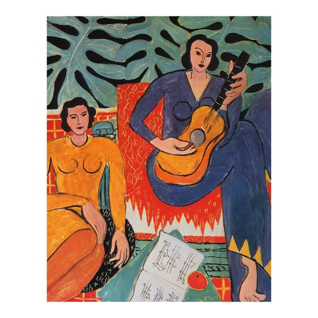 Henri Matisse Music 1939 LTD Edition Numbered Giclee For Sale