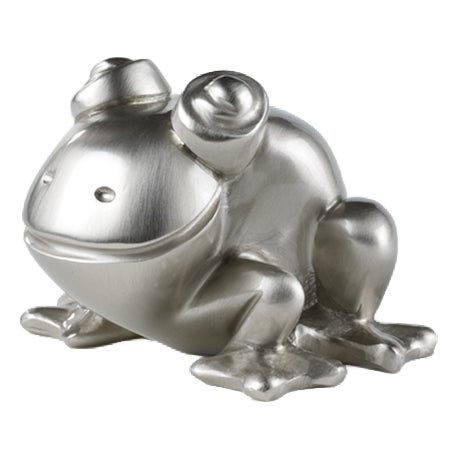 Promemoria "Rana" Metal Frog Sculpture by Romeo Sozzi For Sale