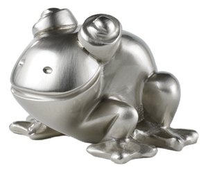 Promemoria "Rana" Metal Frog Sculpture by Romeo Sozzi